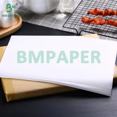 45 gm 50 gm Papier à l'épreuve de la graisse blanc blanchi pour la cuisson PFAS Kit 5 Kit 7