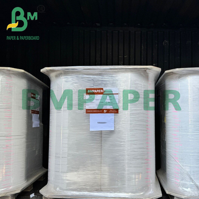 28g 30g Biodégradable vierge blanc papeterie à boire rouleau 22mm