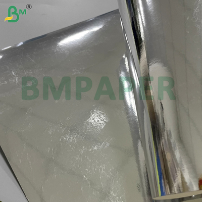 230 grammes de carton argenté brillant haute rigidité résistance au pliage et aux rayures pour les cartes de voeux d'emballage de luxe