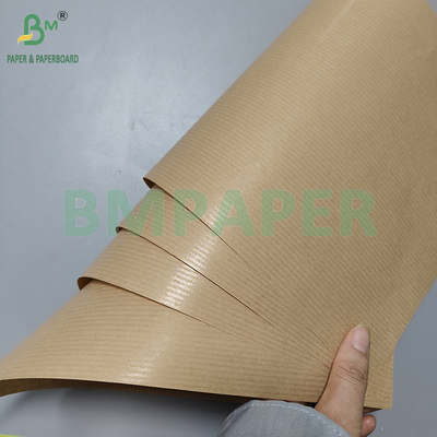 60 grammes de rouleau de papier kraft rayé brun brillant à une face