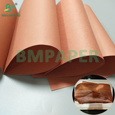 66 gm 70 gm rouleau de papier de boucherie rose non recouvert pour barbecue 60 cm*50 m