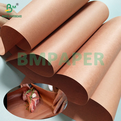 66 gm 70 gm rouleau de papier de boucherie rose non recouvert pour barbecue 60 cm*50 m