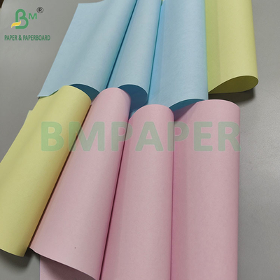 80 grammes CB CFB CF Ruloir de papier de copie sans carbone 242 mm × 12000 m Image bleu