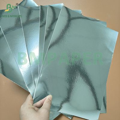 Carton d'emballage brillant revêtu d'argent en PET de 300 gm à 425 gm