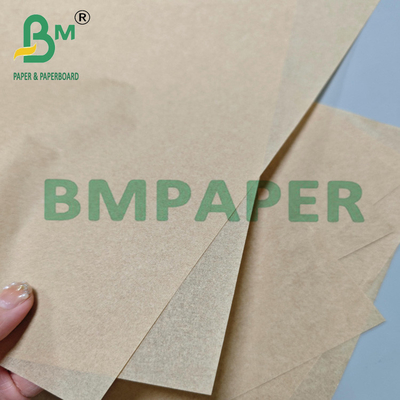 40 gr 60 gr feuilles d'emballage à l'épreuve de l'huile brune de qualité alimentaire pour l'emballage cadeau