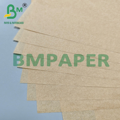 40 gr 60 gr feuilles d'emballage à l'épreuve de l'huile brune de qualité alimentaire pour l'emballage cadeau