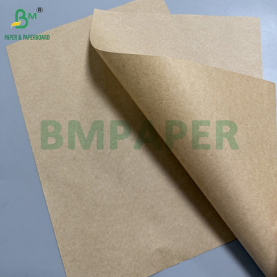 60 grammes de rouleaux de papier à l'épreuve de la graisse en papier kraft brun pour emballage d'aliments frits