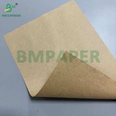 60 grammes de rouleaux de papier à l'épreuve de la graisse en papier kraft brun pour emballage d'aliments frits