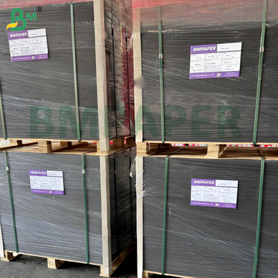 120g 130g 140g Carton noir pur résistant au pliage pour emballage de boîtes cadeaux DIY