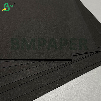 120g 130g 140g Carton noir pur résistant au pliage pour emballage de boîtes cadeaux DIY