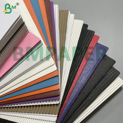 1 mm de papier ondulé de structure couleur anti-déformation papier ondulé pour l'artisanat et le bricolage