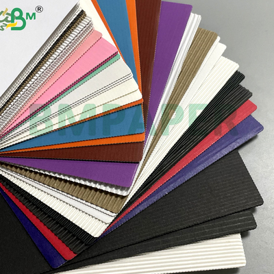 1 mm de papier ondulé de structure couleur anti-déformation papier ondulé pour l'artisanat et le bricolage