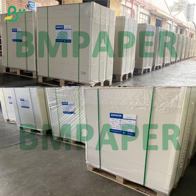 Papier kraft blanc non blanchi à haute résistance de 60 grammes pour sacs de transport alimentaire SOS