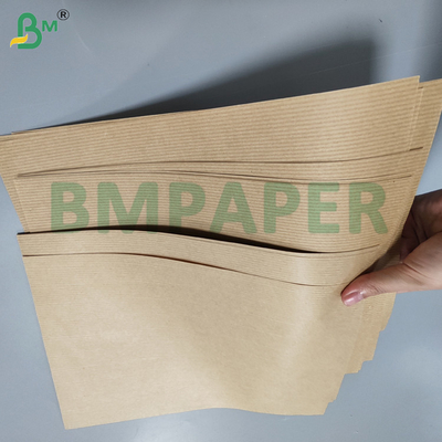 Papier kraft brun rayé 70 g/m² pour emballage cadeau 762 mm x 300 m Écologique