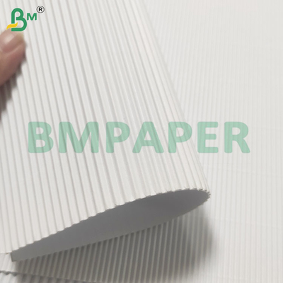 Feuilles de carton ondulé blanc 3 épaisseurs 135+135+135 g/m² pour boîte à pizza