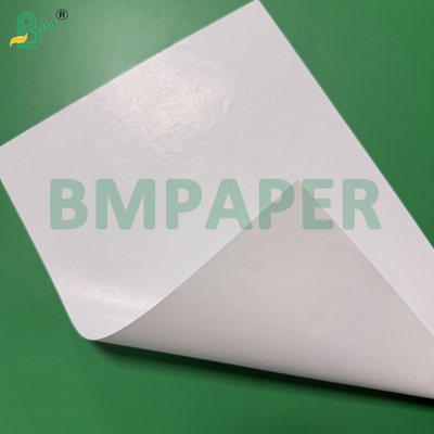 Papier blanc haute résistance à l'état humide 65 - 80 g/m² pour emballages de boissons, papier pour étiquettes de bière couché une face