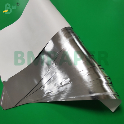 Papier à résistance à l'humidité métallisé en argent d'aluminium à face unique pour étiquette de bière 70g