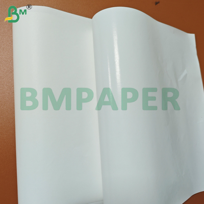 Rouleaux de papier d'étiquette de résistance à l'humidité, 75 g/m², brillant une face, mat une face