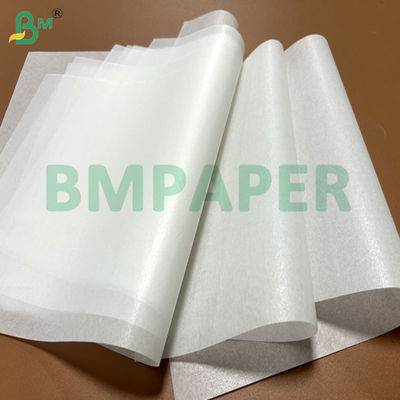 40 gm 45 gm papier de cire à l' épreuve de la graisse blanc pour les biscuits de cuisson 11 x 14 pouces