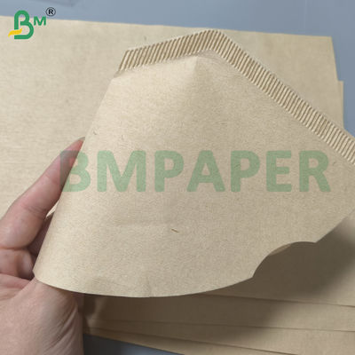 Papier naturel non blanchi 100 g 120 g crepé poreux pour filtres de papier à café