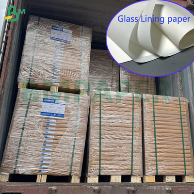 38 gm 40 gm Surface papier de revêtement en verre lisse pour protéger le papier d'interlignement 2080 mm