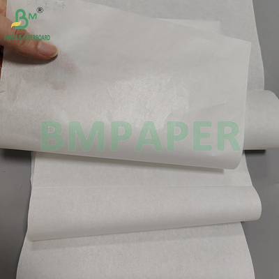 Papier blanc non couché à base de cire de 30 g/m² et 35 g/m² pour emballer les aliments frits