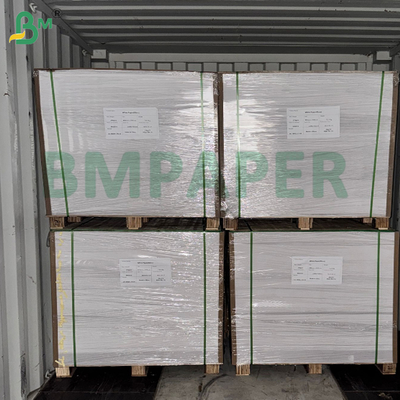 Papier ondulé cannelé simple face blanc imprimable 100 g/m² pour emballage de boîtes