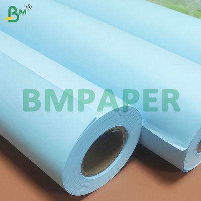 Rouleaux de papier calque bleu 80 g/m² double face pour dessins d'ingénierie