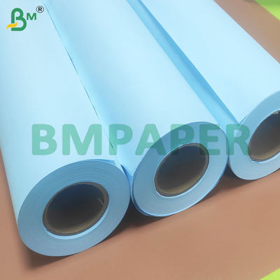 Rouleaux de papier calque bleu 80 g/m² double face pour dessins d'ingénierie