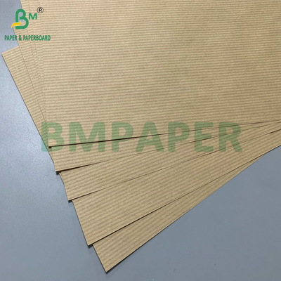 Papier kraft à rayures brunes 50 gm 60 gm à haute rigidité pour emballage de fleurs