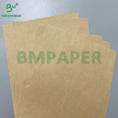 Papier kraft à rayures brunes 50 gm 60 gm à haute rigidité pour emballage de fleurs