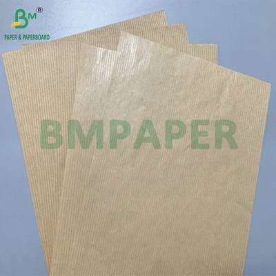 Papier kraft à rayures brunes 50 gm 60 gm à haute rigidité pour emballage de fleurs