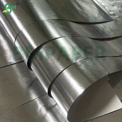 Papier argenté de qualité alimentaire 56gsm résistant aux hautes températures, enduit d'aluminium, pour l'emballage de hamburgers