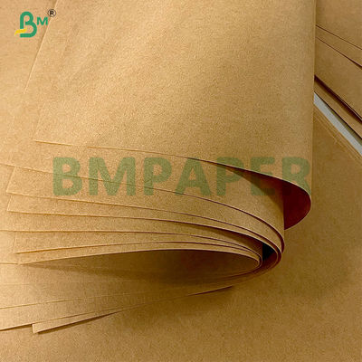140g - Papier kraft de ciment brun non blanchi semi-extensible pour l'emballage