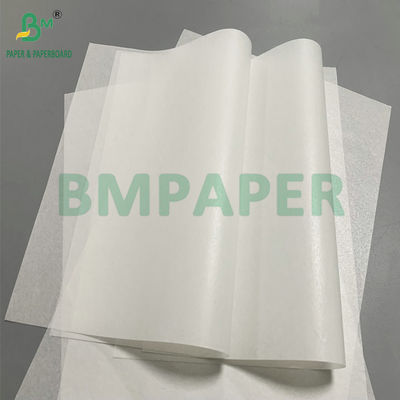 Papier sulfurisé silicone blanc de qualité alimentaire 35gsm 40gsm antiadhésif