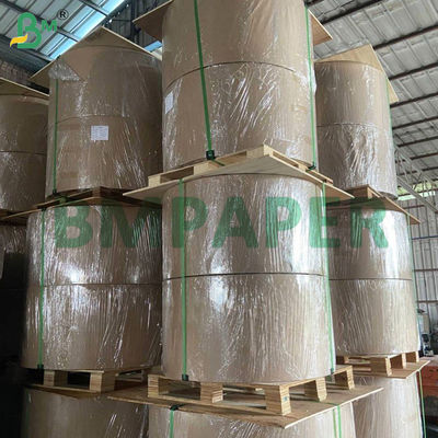 Papier kraft glacé à une face 35 gm Blanchi blanc MG