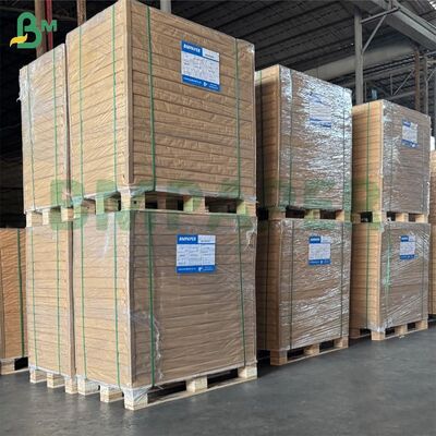 40 grammes de feuilles de papier kraft vierge jaune doré rayé, haute résistance à l'humidité