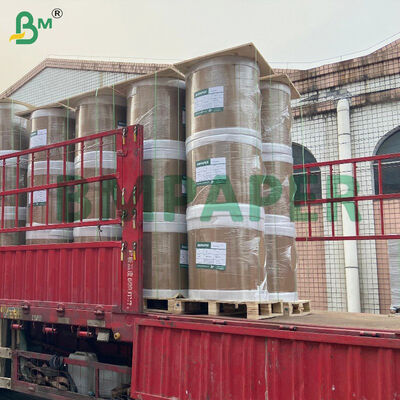 Papier pour sac de culture de mangues glacé et ciré, dos noir, 56 g/m²