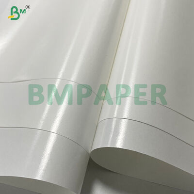 30 g/m² + 10 g/m² Papier d'emballage alimentaire blanc couché PE une face
