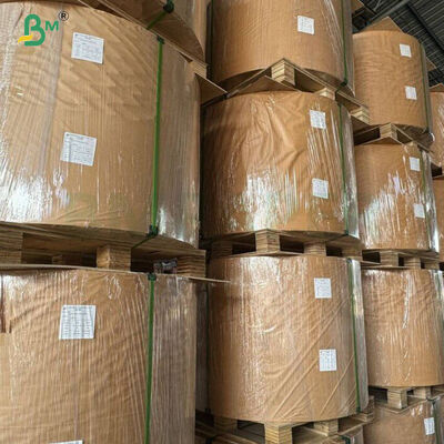 30 g/m² + 10 g/m² Papier d'emballage alimentaire blanc couché PE une face