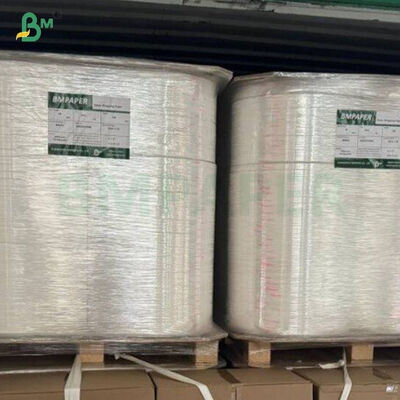 Papier d'emballage pour pailles blanc 28 grammes, bonne résistance à la traction, sans azurant optique