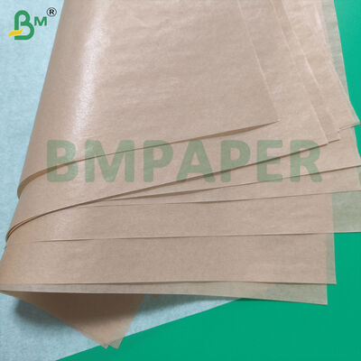 Papier de cuisson blanc et surface antiadhésive du papier 40gsm de revêtement de friteuse d'air de Brown