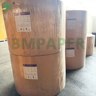 Papier kraft brun MG doublé recyclable pour emballage, papier cannelé