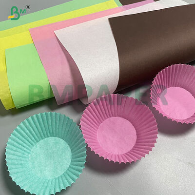 40g 50g de café blanc rose à l'épreuve de la graisse papier de pâte à pâte en parchemin