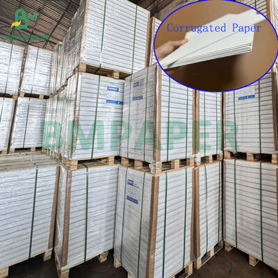 Papier ondulé simple face cannelure E de 230 grammes et 325 grammes pour la protection des fleurs 28 x 60 cm