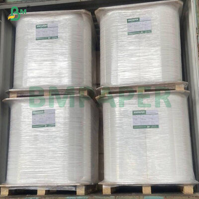 Rouleau de papier kraft blanc de qualité alimentaire 28 g/m² pour emballage de pailles