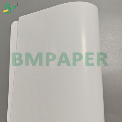 70 gm feuilles de papier C1S à étiquette à une face brillante pour la fabrication d'étiquettes