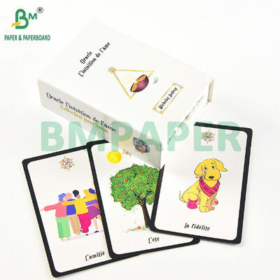 Papier pour cartes à jouer à opacité élevée 310GSM 320GSM à âme bleue Carton pour cartes de poker