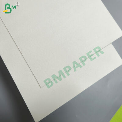 40 Pt Uncoated Pulp Board Coaster Paper Natural Color Good Absorbency