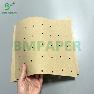 70 gm 80 gm 90 pouces largeur papier kraft perforé brun pour vêtements CAM